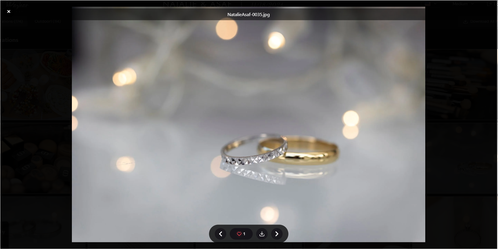 Fullscreen photo viewer